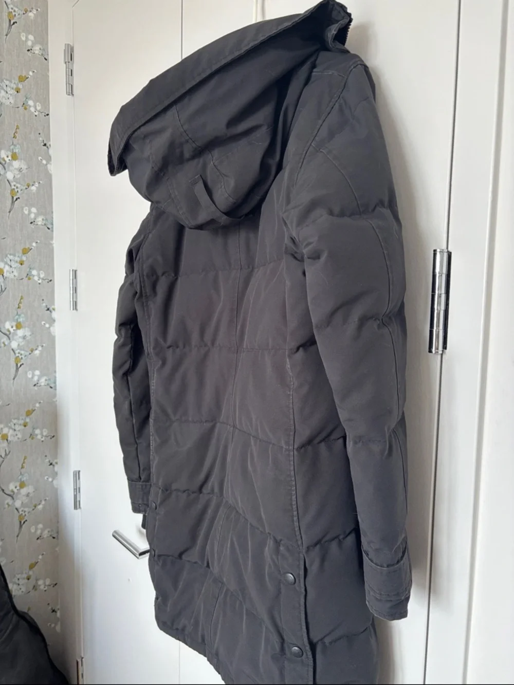 Canada Goose Black Shelburne Quilted Puffer Parka Coat with Hood - Picture 5 of 5